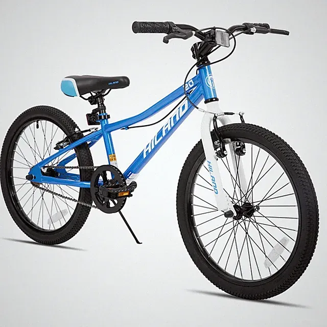 Hh Hiland 20 Inch Kids Mountain Bike Single Speed Dual Handbrakes Blue