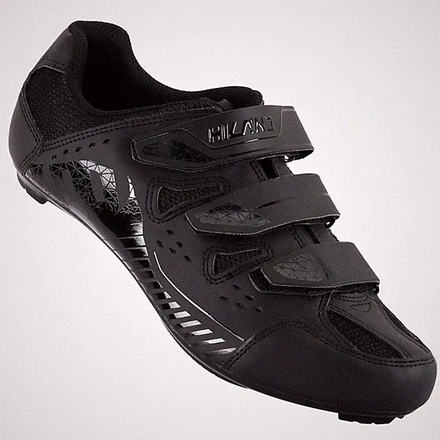 HH HILAND Unisex Wide Cycling Shoes with Delta/SPD Cleats-3 Straps-Clip in Ro...