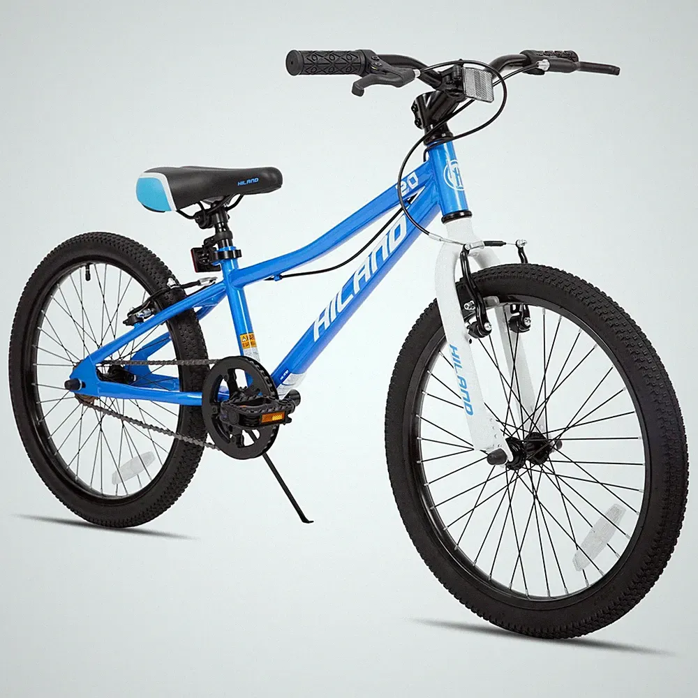 Hiland 20 inch Kids Mountain Bike for 7-12 Years Old Boys and Girls Single 1-Spe