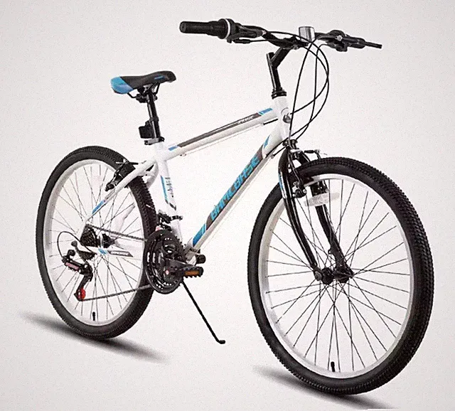 Hiland 24 26 inch Mountain Bike for Men Women, 21 Speeds High-Carbon Steel Frame