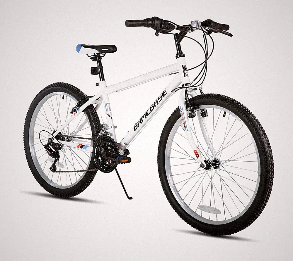 HILAND Adult 26 Inch Mountain Bike, Mens Womens Bicycle, High-Carbon Steel Fr...