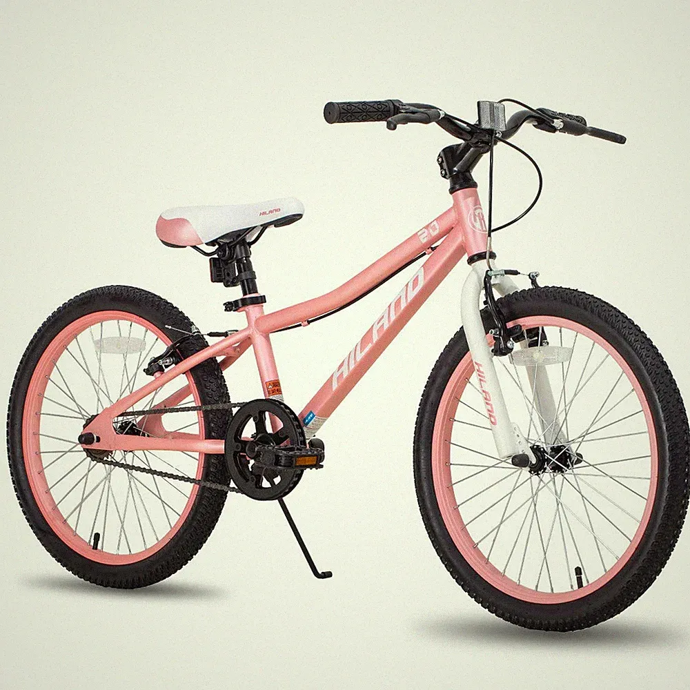 Kids Bicycle 20 Inch Mountain Bike Single Speed Pink HH HILAND Bicycles Boys
